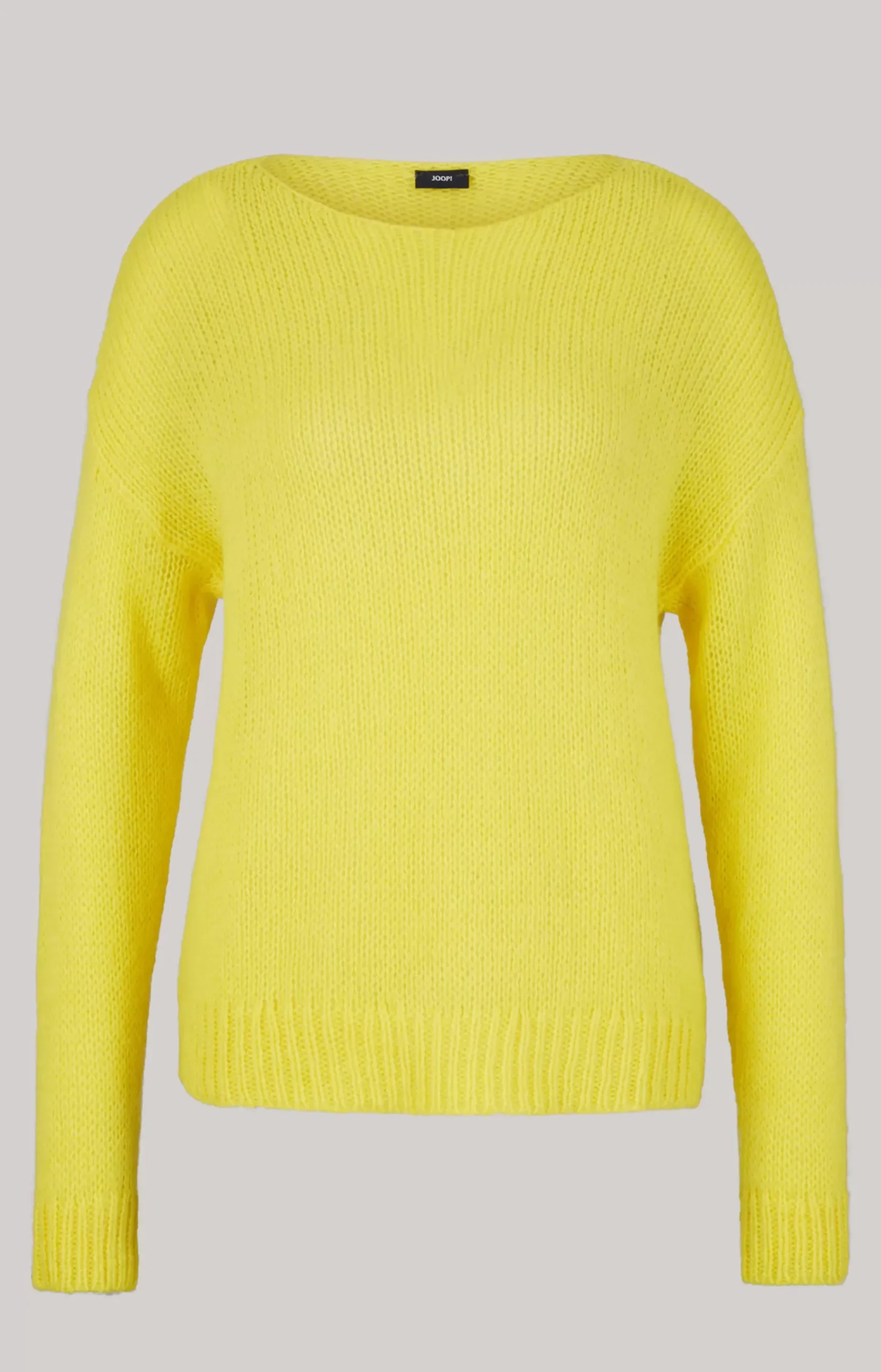 Knitted Pullover in Yellow