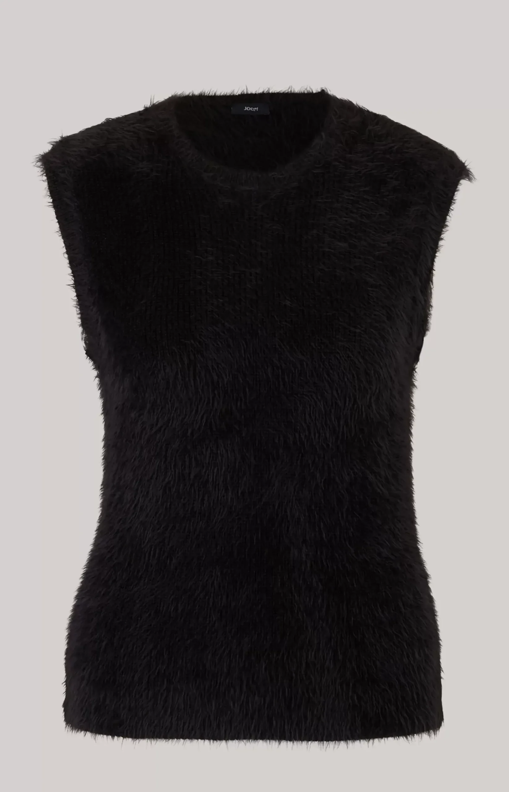 Knitted Sleeveless Top in Black
