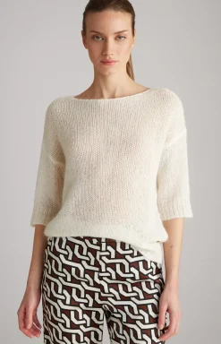 Knitted Sweater in Cream