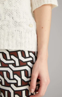Knitted Sweater in Cream