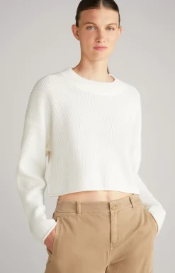 Knitted Sweater in Cream