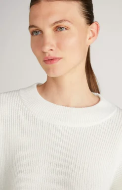 Knitted Sweater in Cream