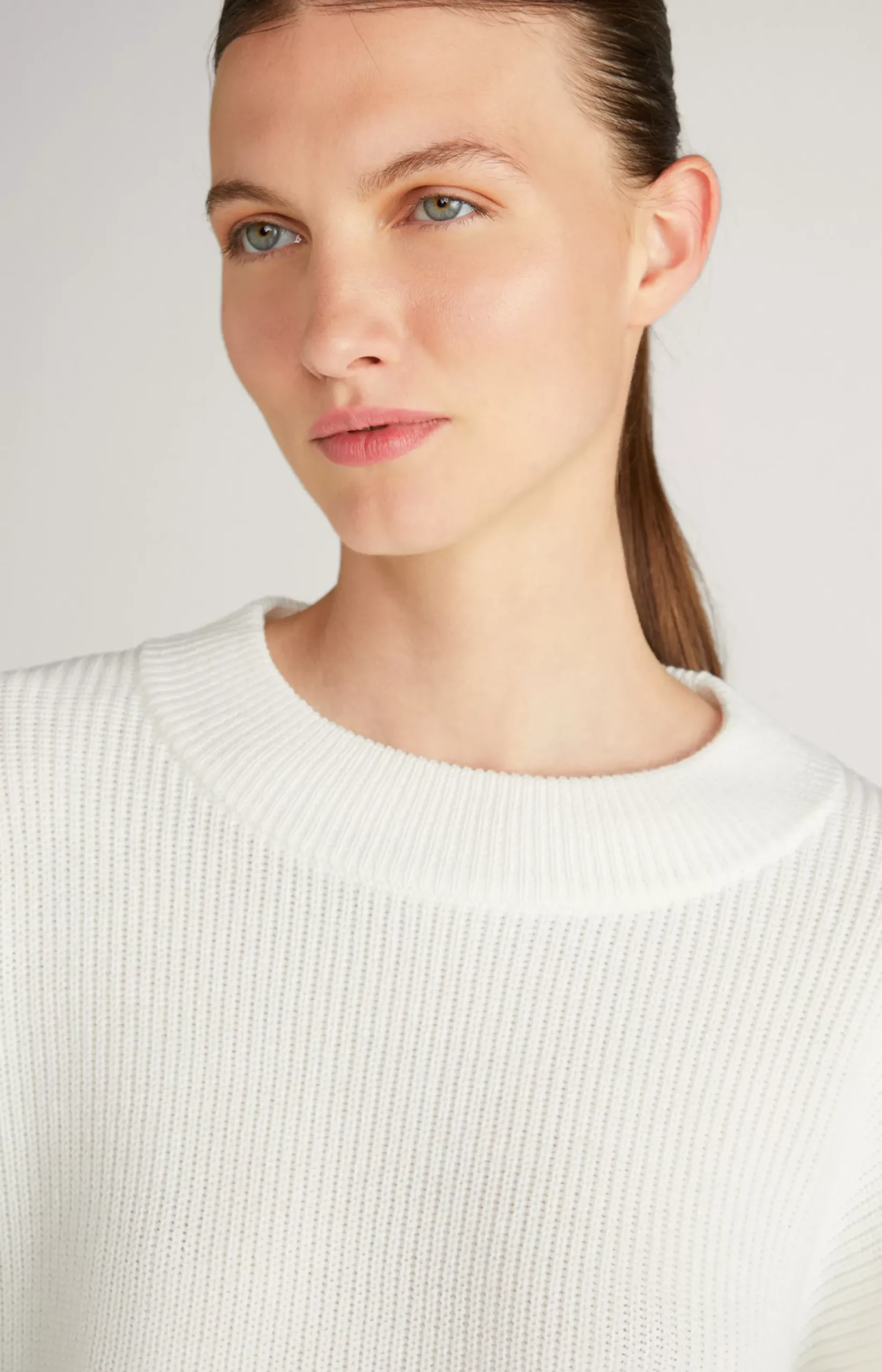 Knitted Sweater in Cream