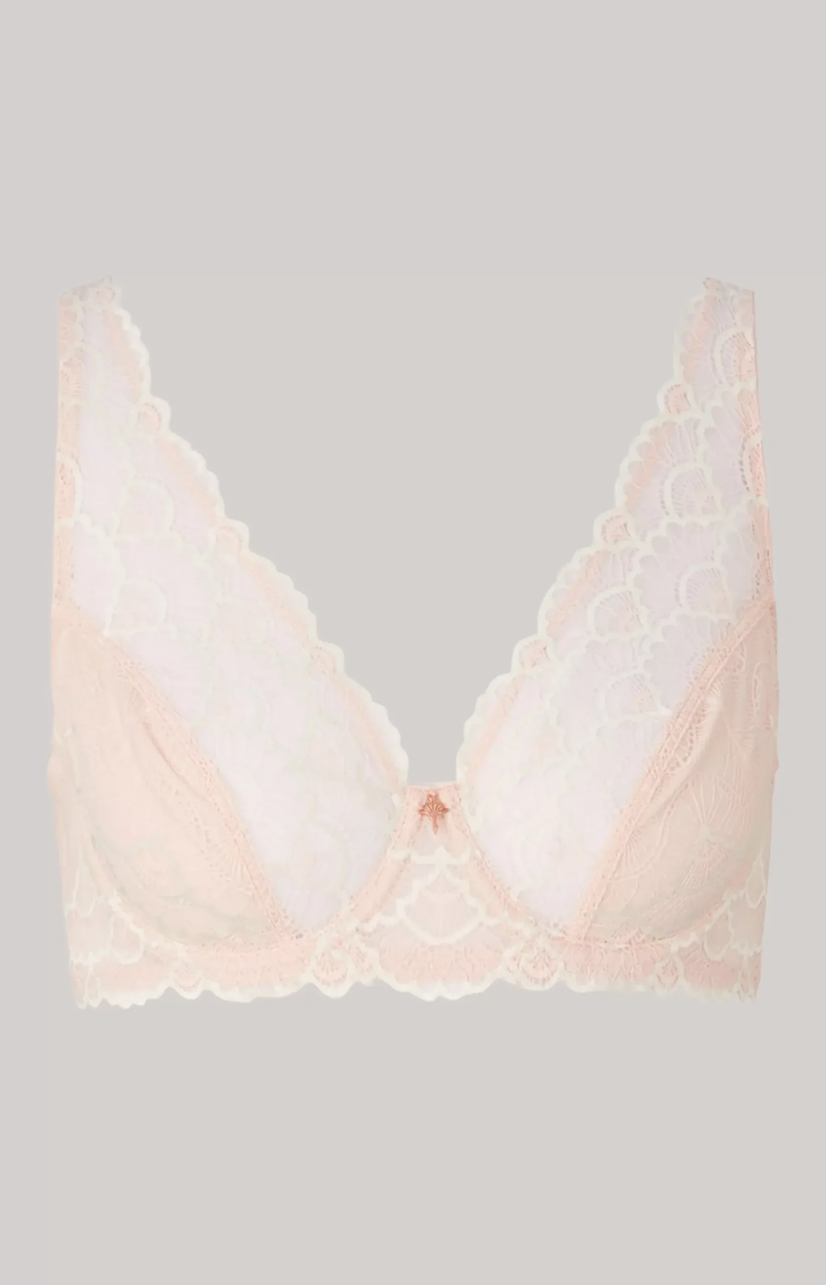 Lace Bra in Rosé/Ecru