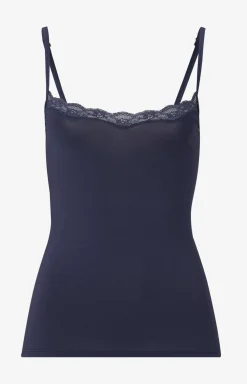 Lace Shirt in Navy