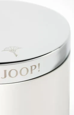 Large Chromeline storage box, silver/white