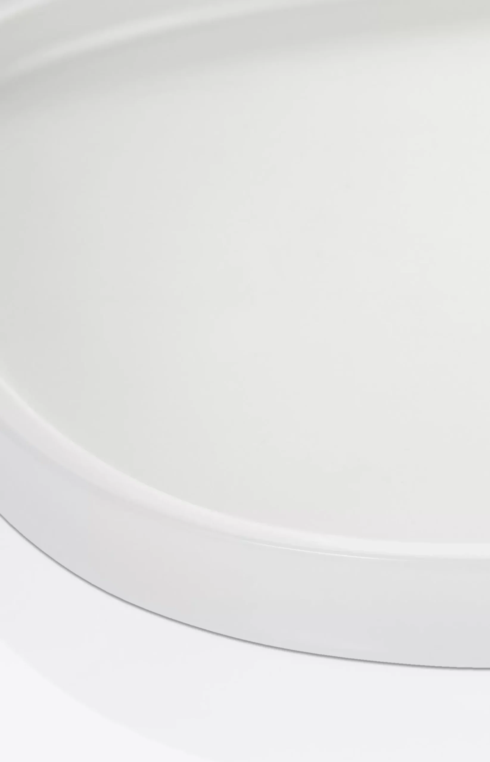Large Crystal Line tray in white