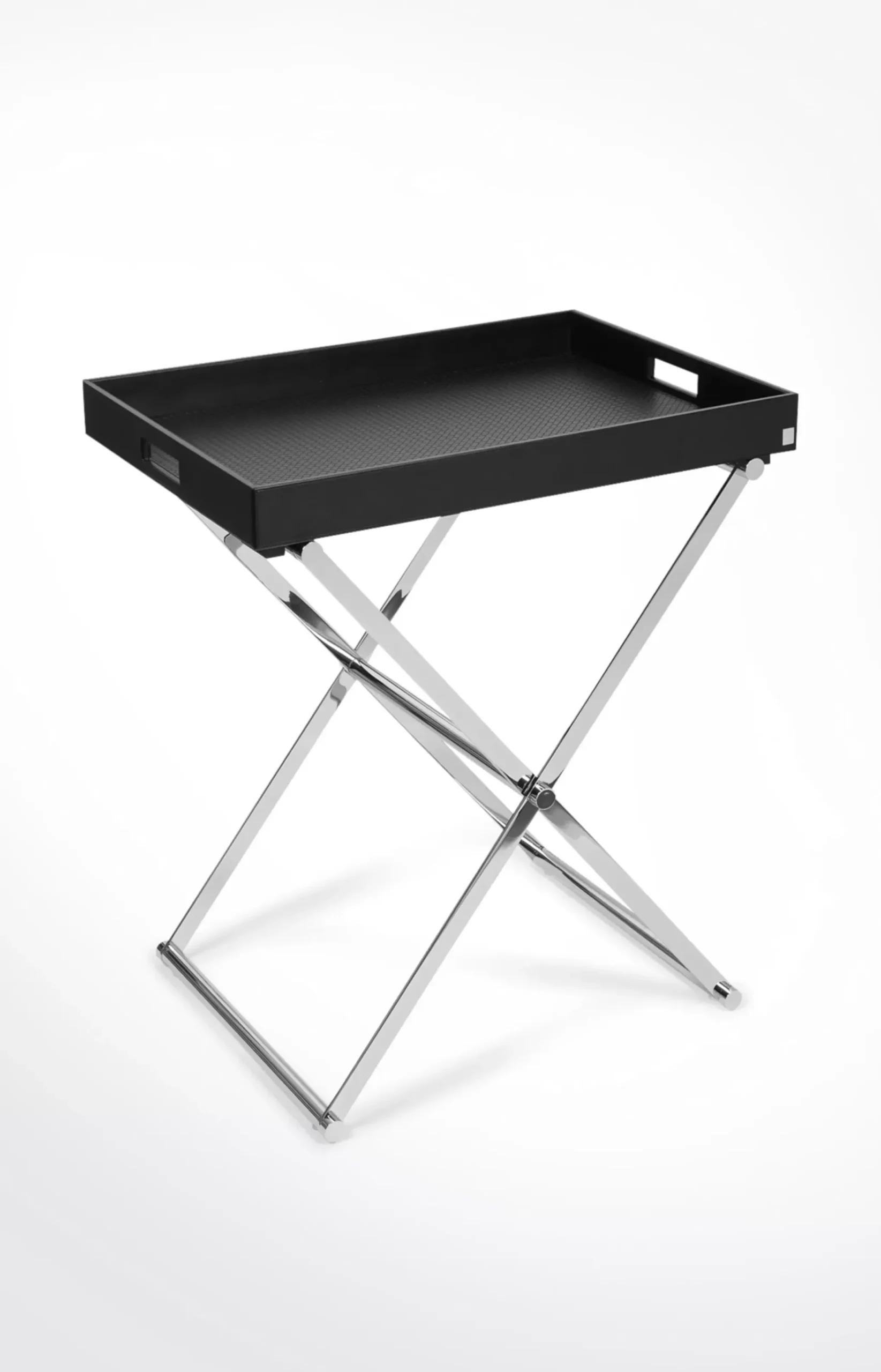 Large Homeline, side table, black/silver