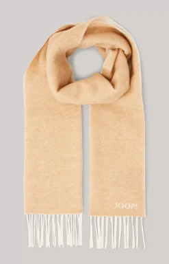 Larsen Wool Scarf in Beige