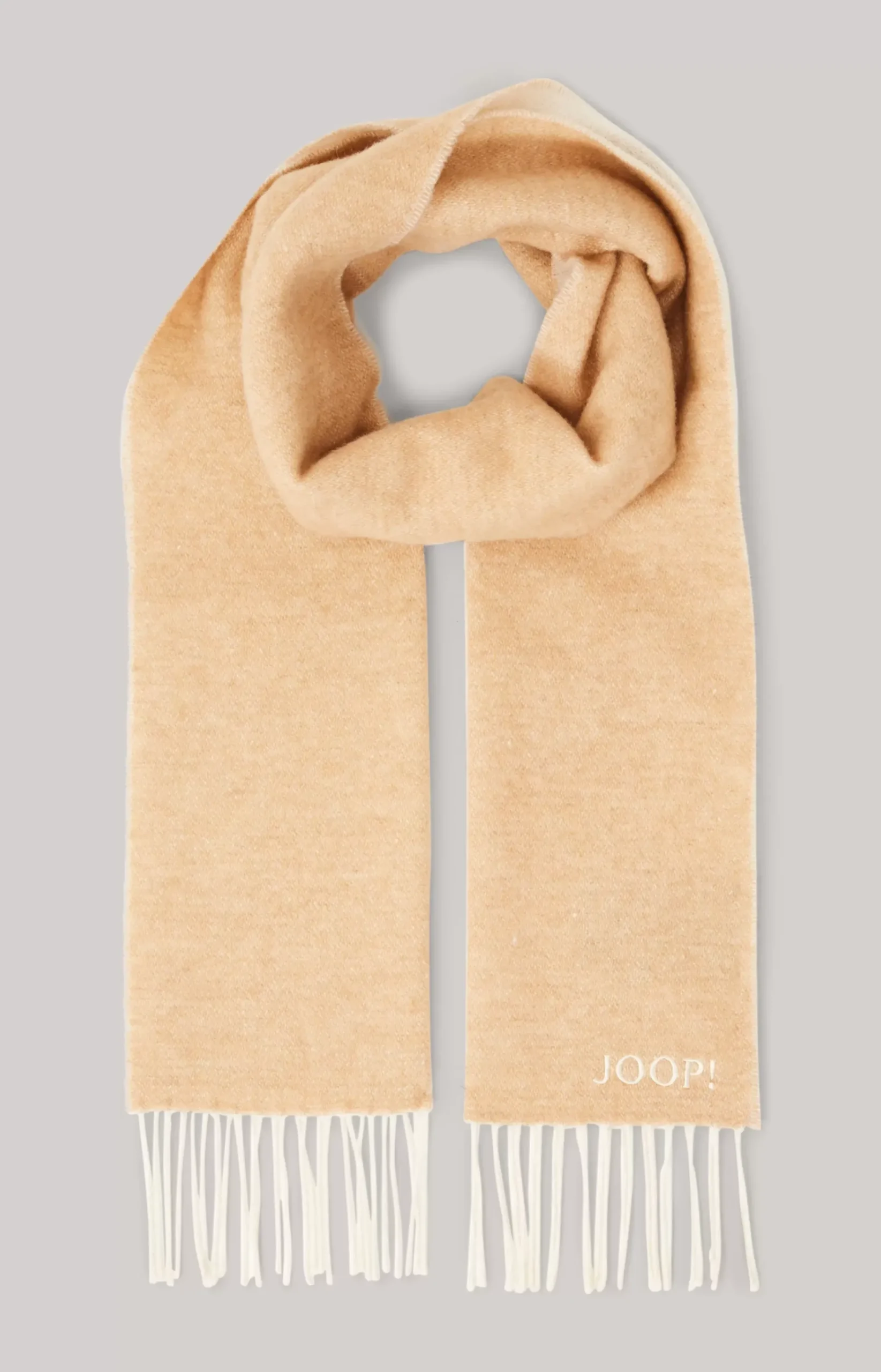 Larsen Wool Scarf in Beige