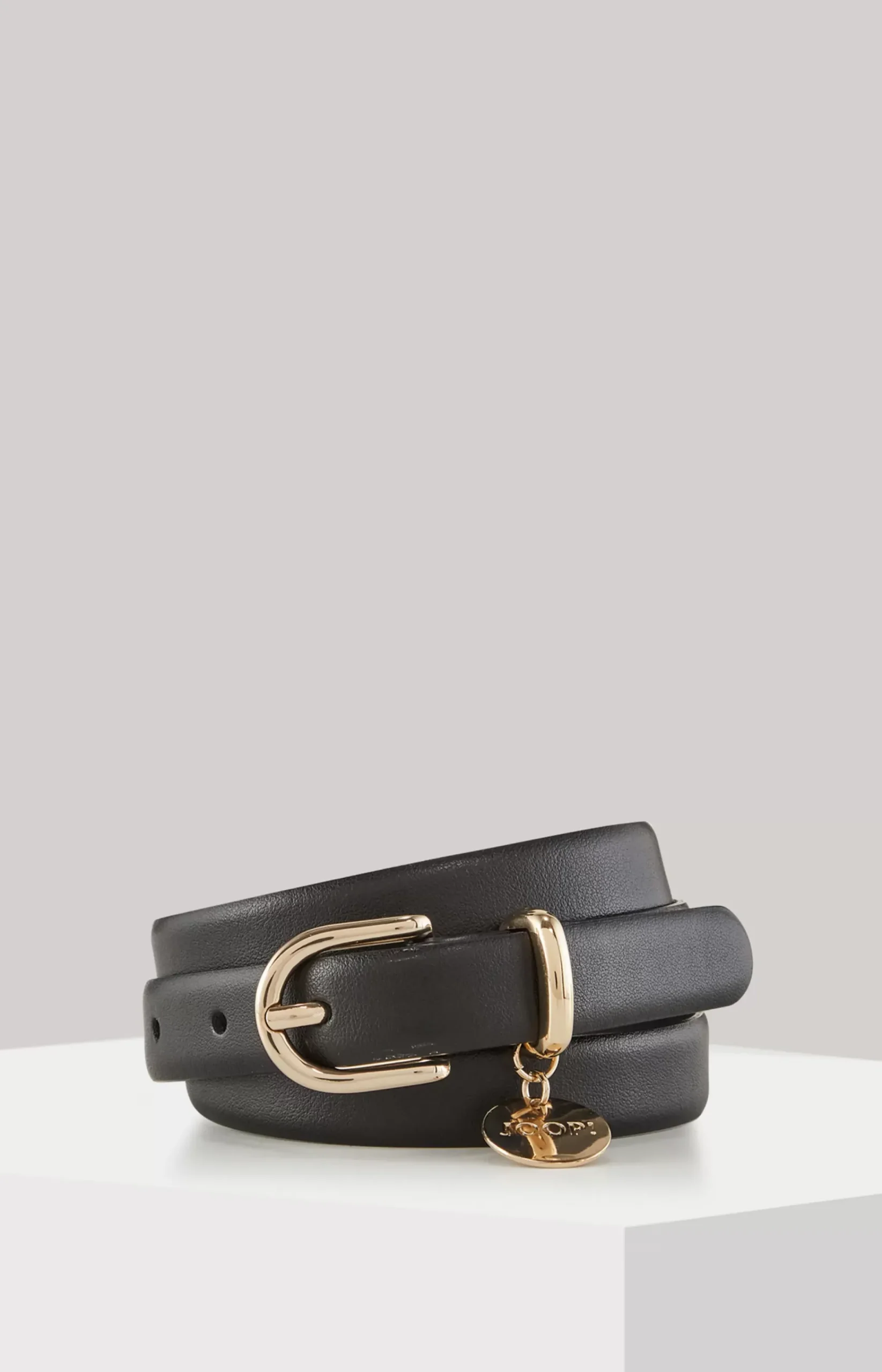Leather Belt in Black