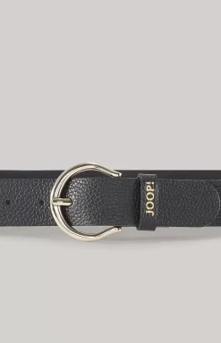 Leather Belt in Black