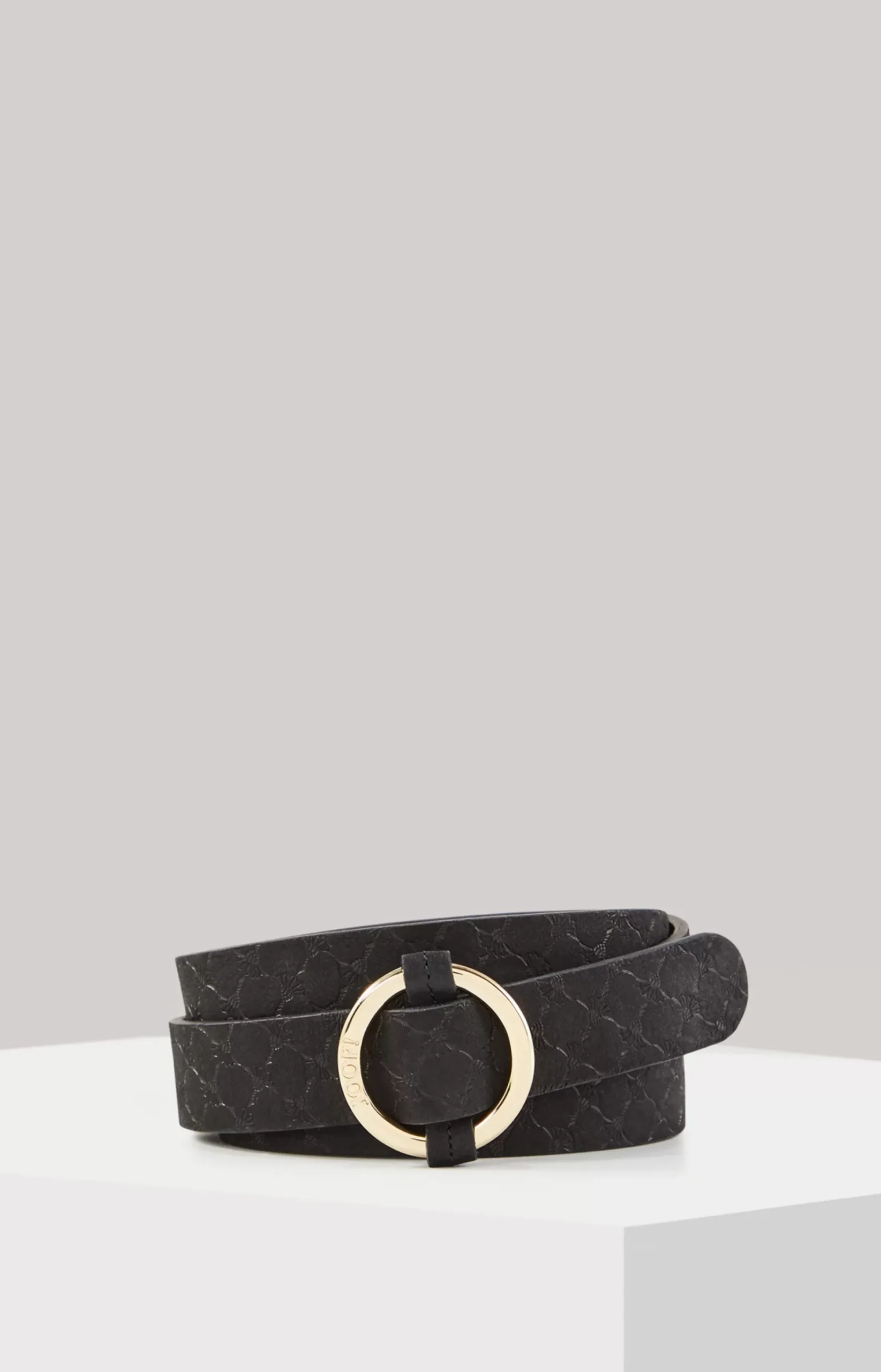 Leather Belt in Black