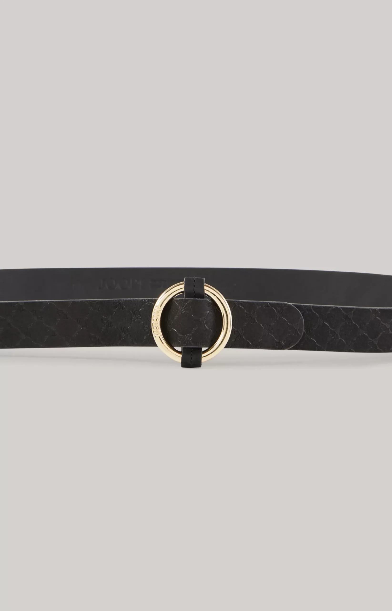 Leather Belt in Black
