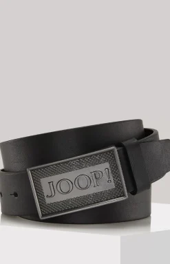 Leather Belt in Black