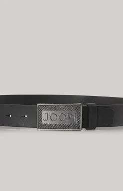 Leather Belt in Black