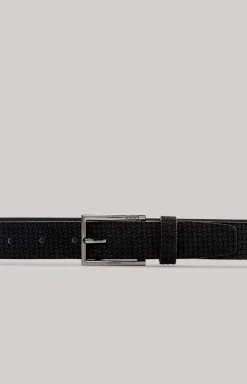 Leather Belt in Black