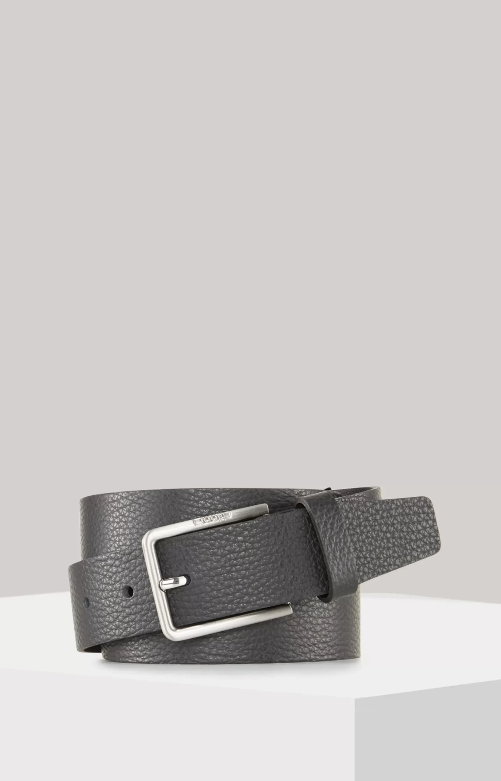 Leather Belt in Black