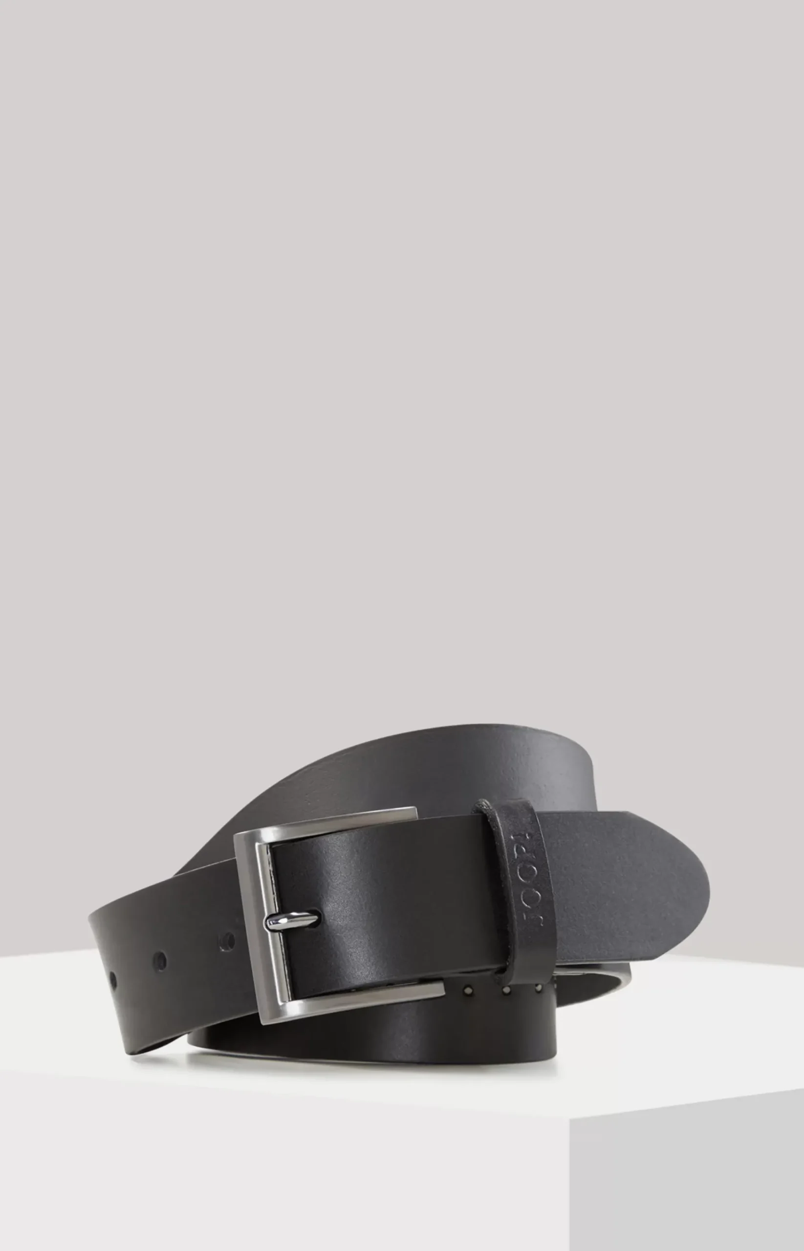 Leather Belt in Black