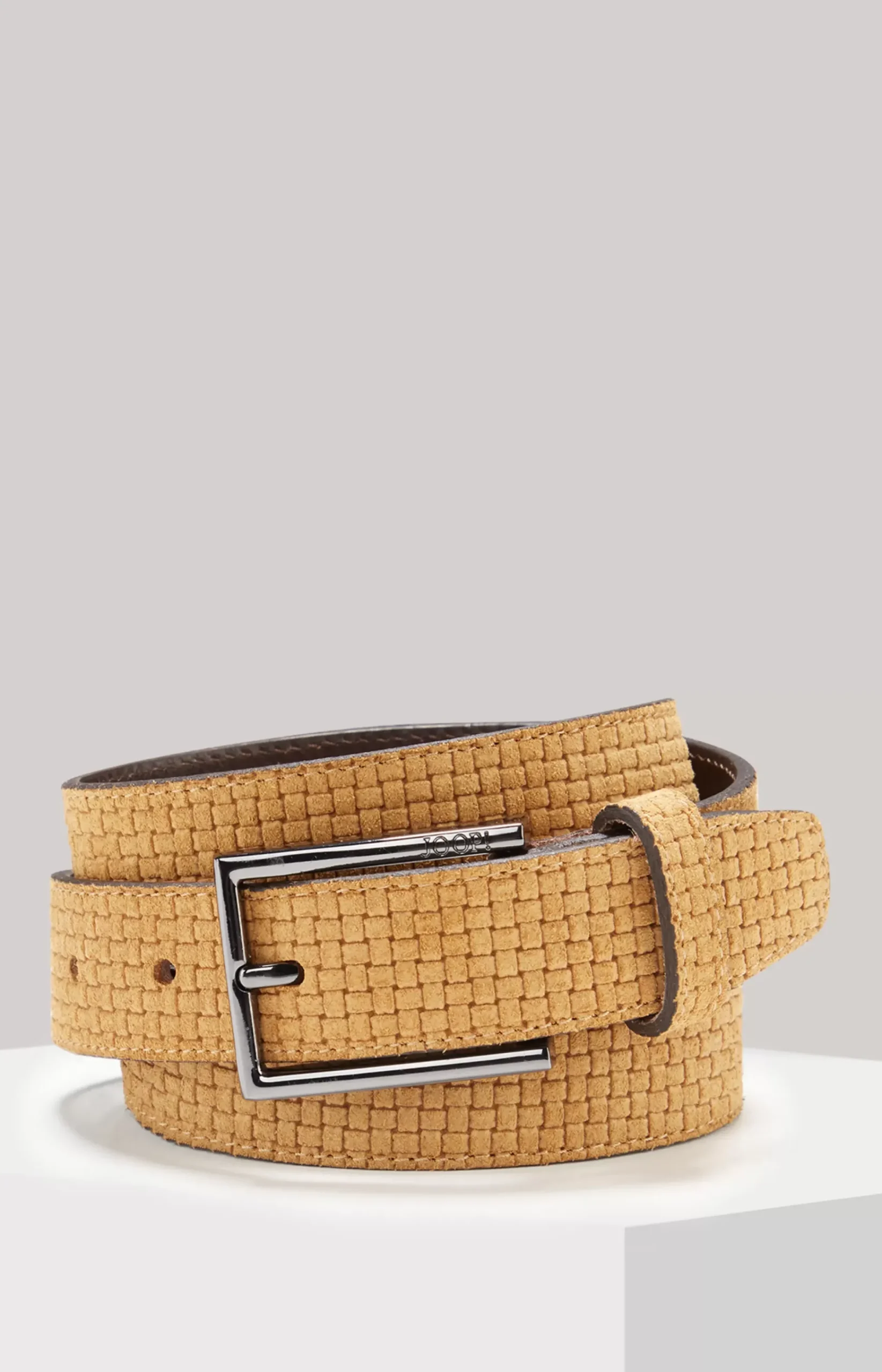 Leather Belt in Cognac