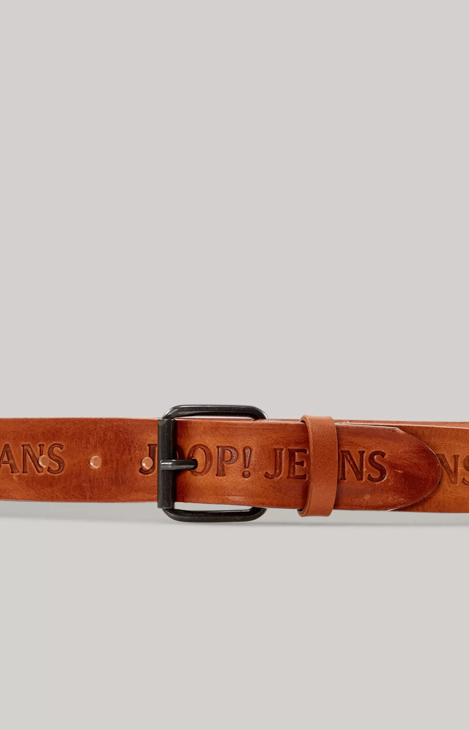 Leather Belt in Cognac