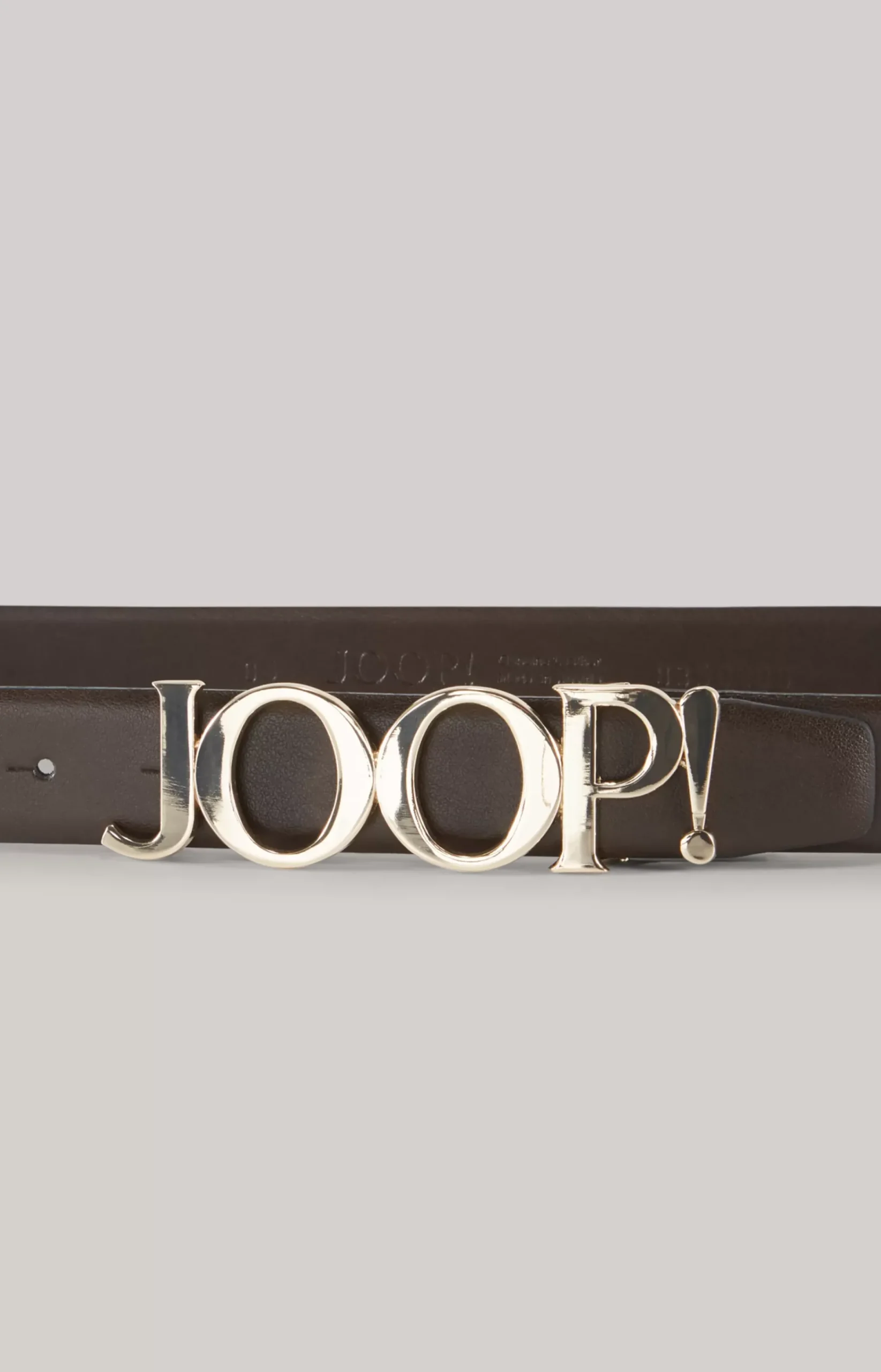 Leather Belt in Dark Brown