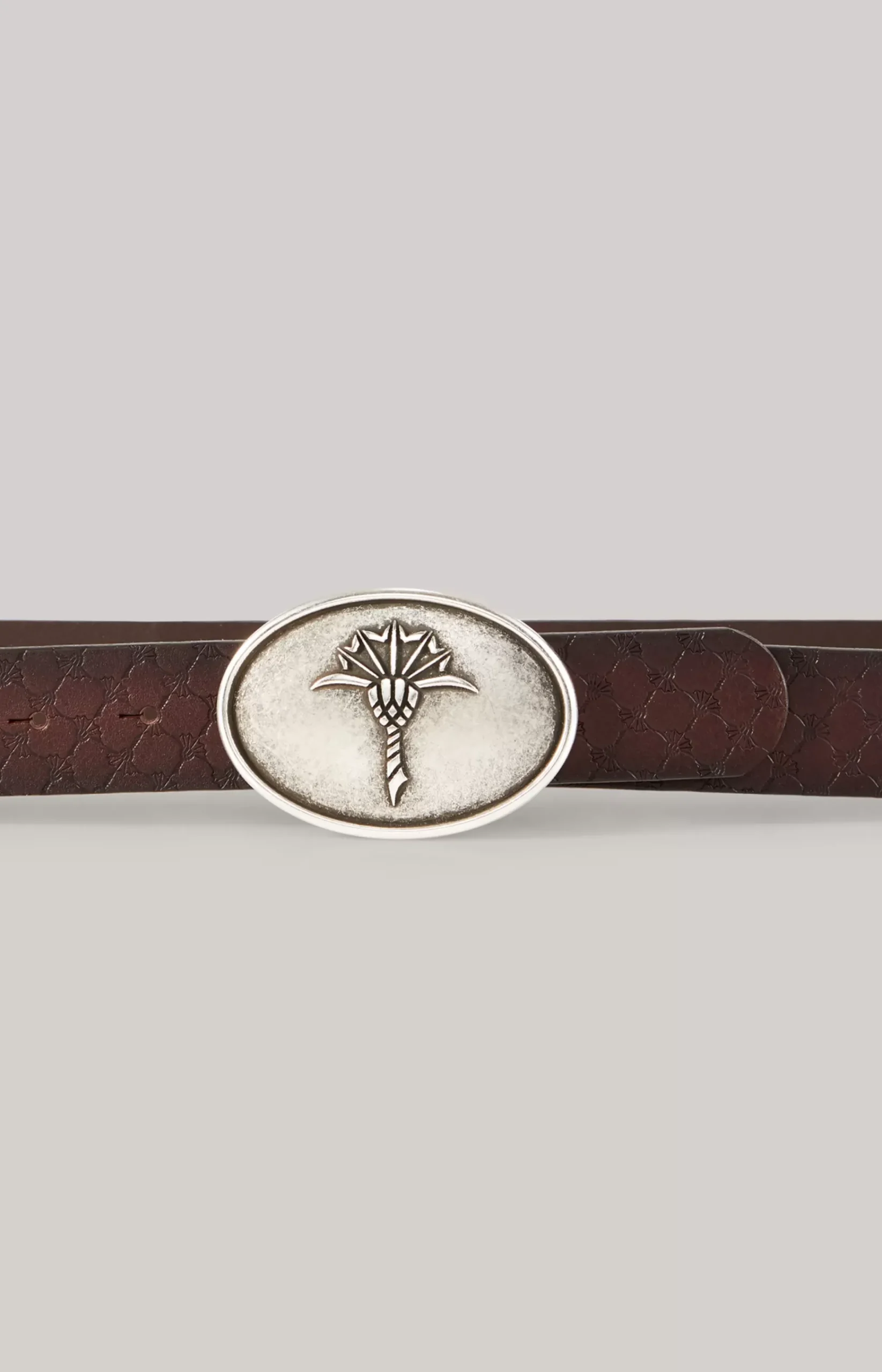 Leather Belt in Dark Brown