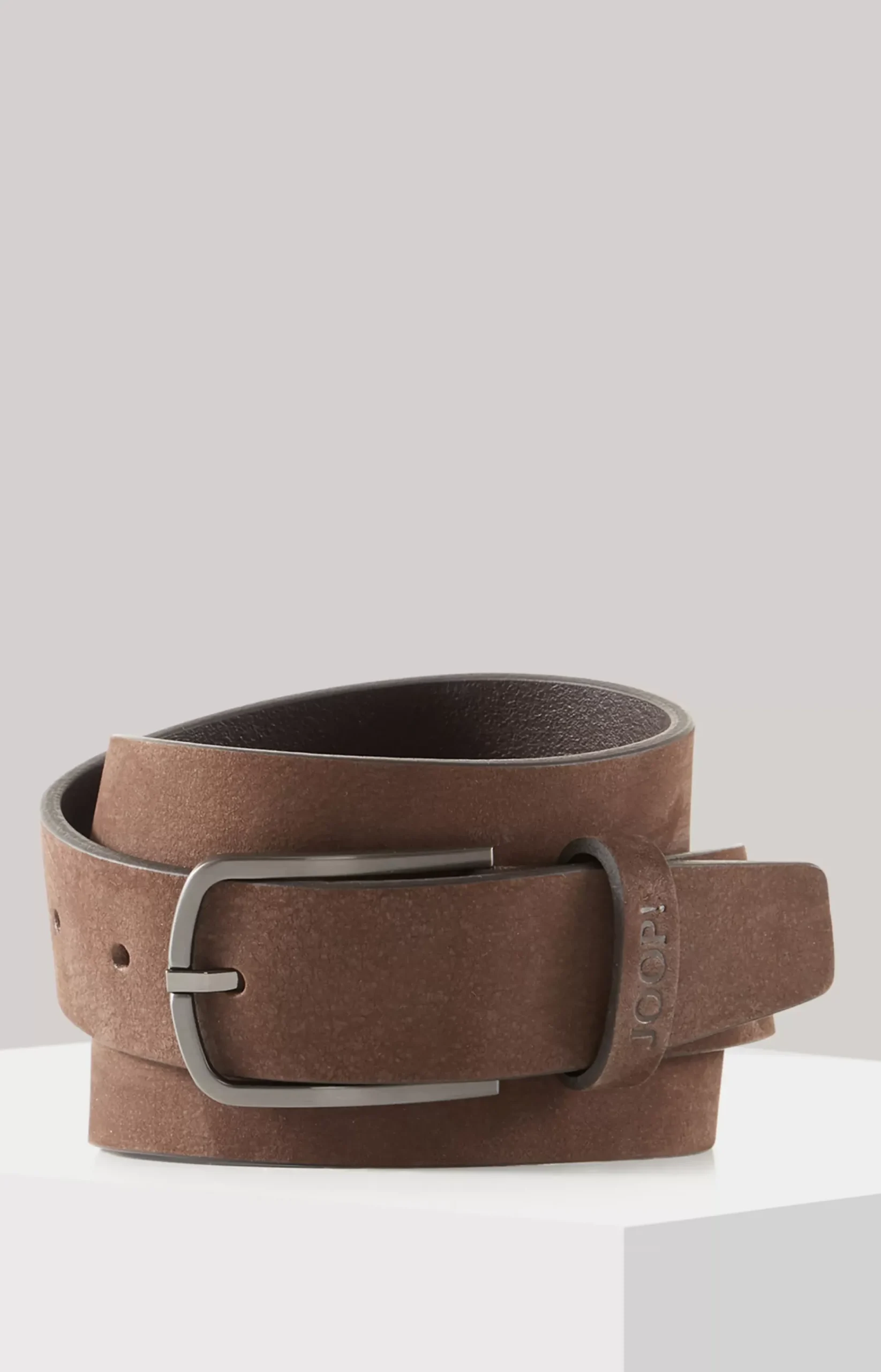 Leather Belt in Dark Brown