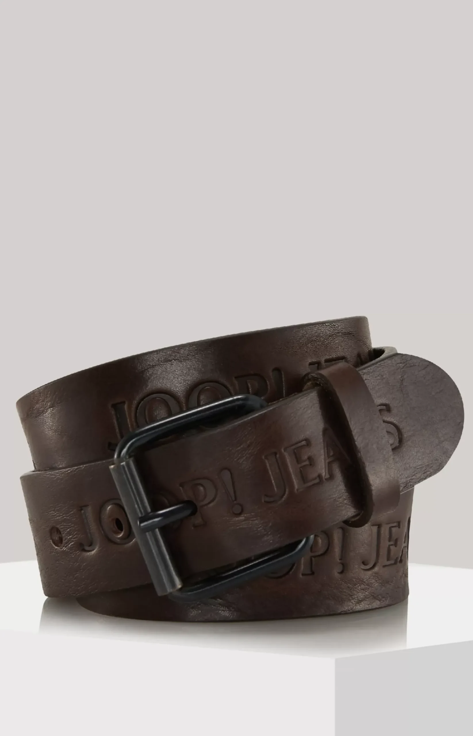 Leather Belt in Dark Brown