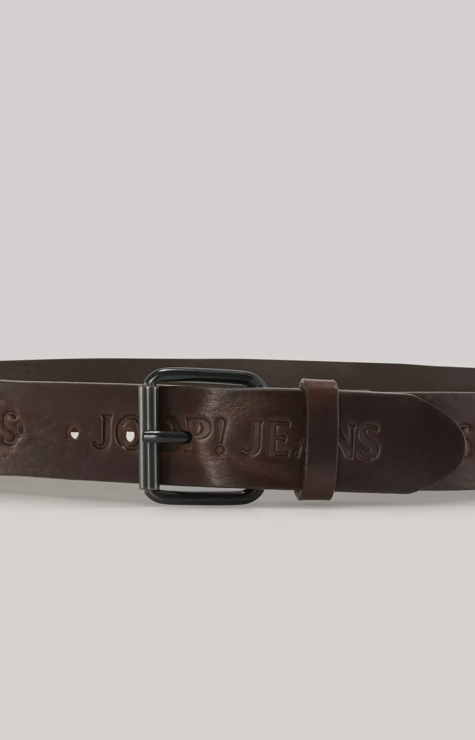 Leather Belt in Dark Brown