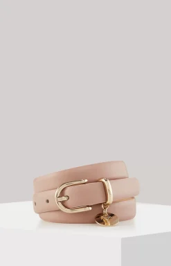 Leather Belt in Rosé