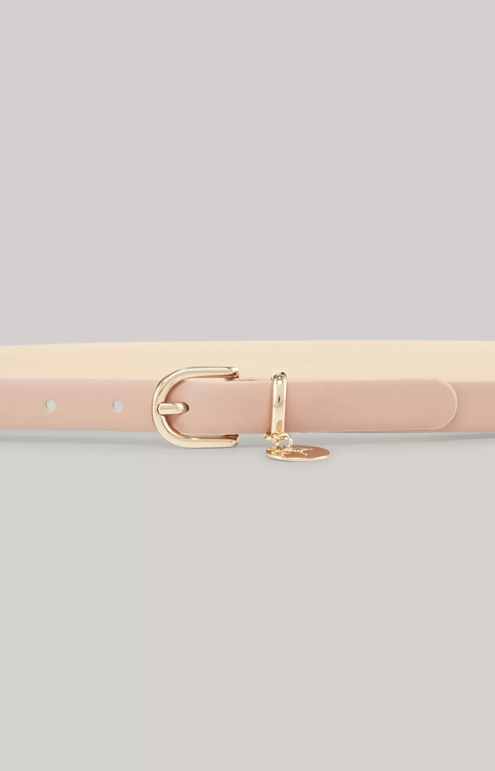 Leather Belt in Rosé