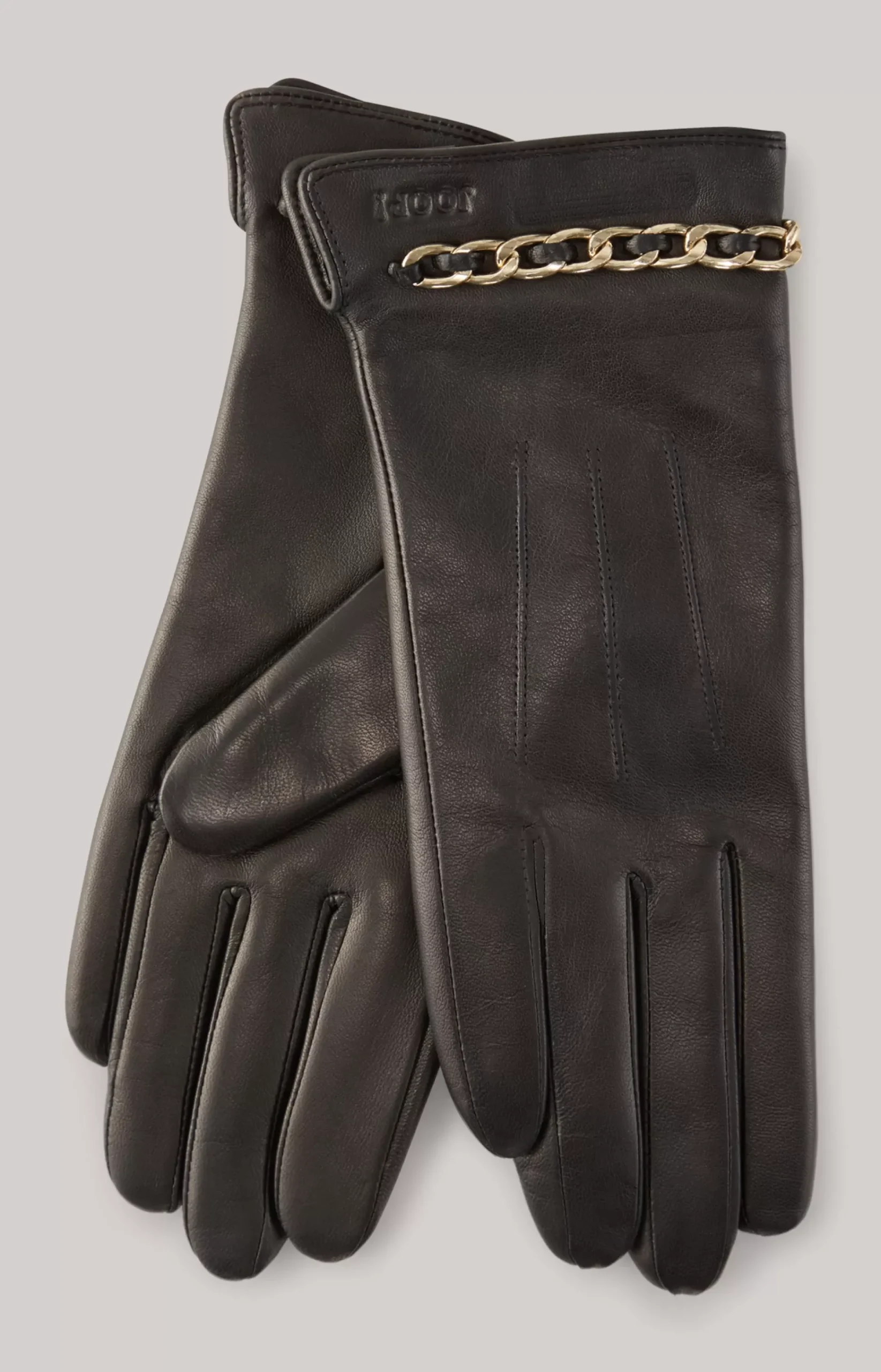 Leather Gloves in Black