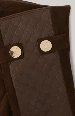 Leather Gloves in Brown