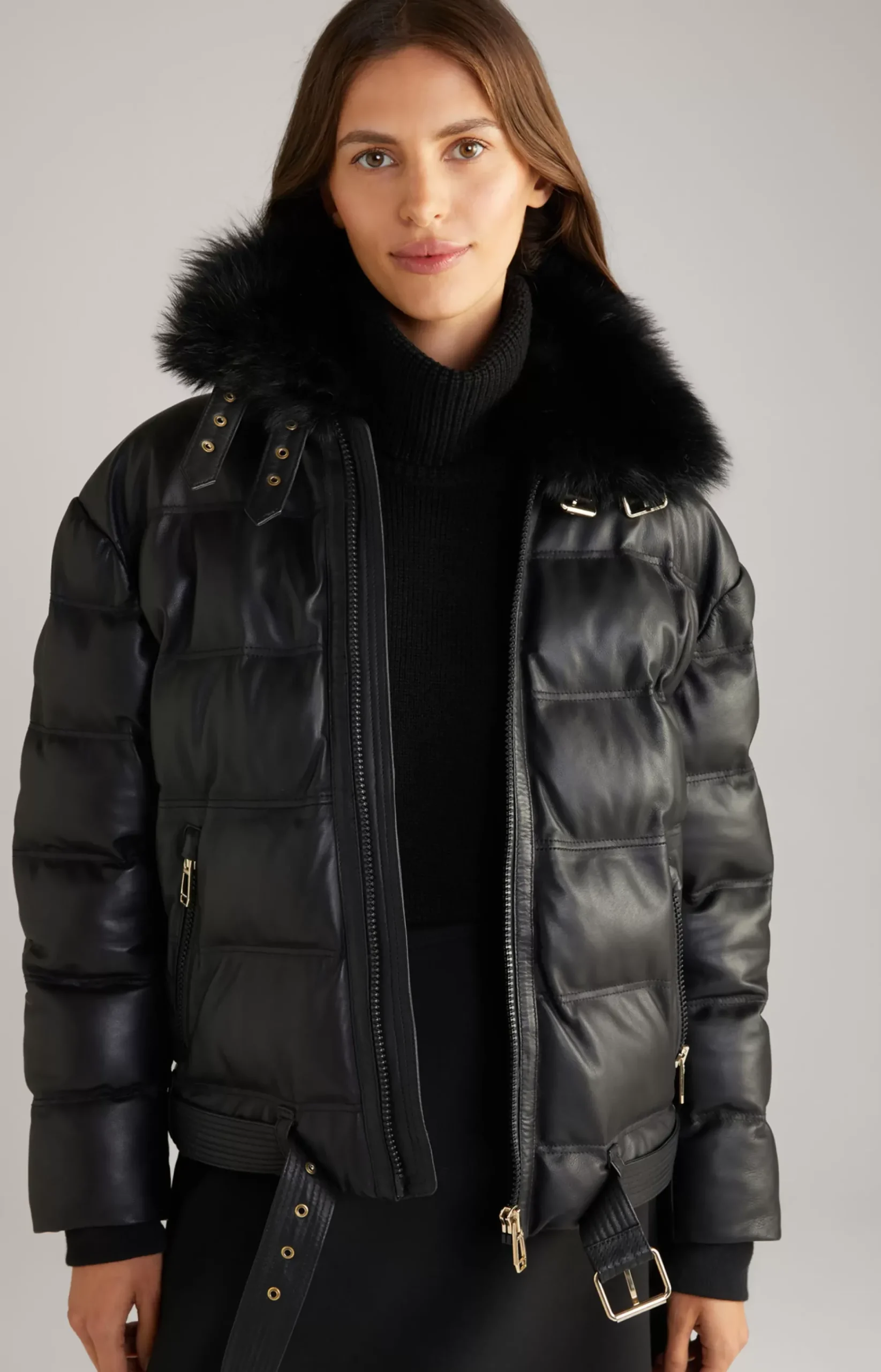 Leather Jacket in Black