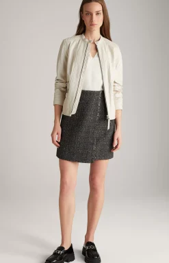 Leather Jacket in Champagne