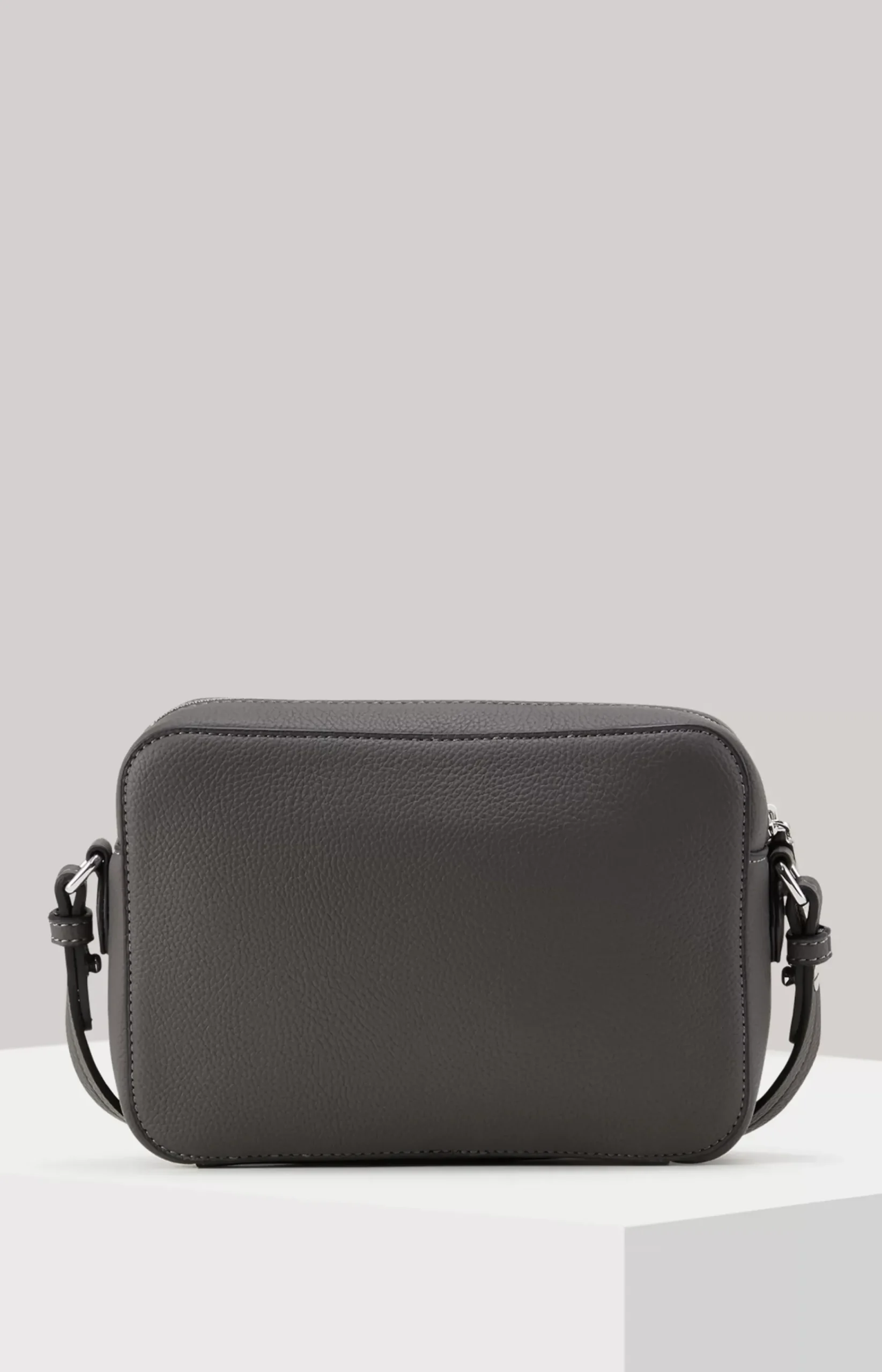 Lettera Cloe Shoulder Bag in Dark Grey