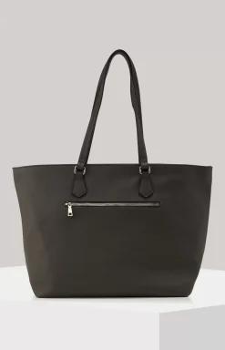 Lettera Lara Shopper in Dark Grey
