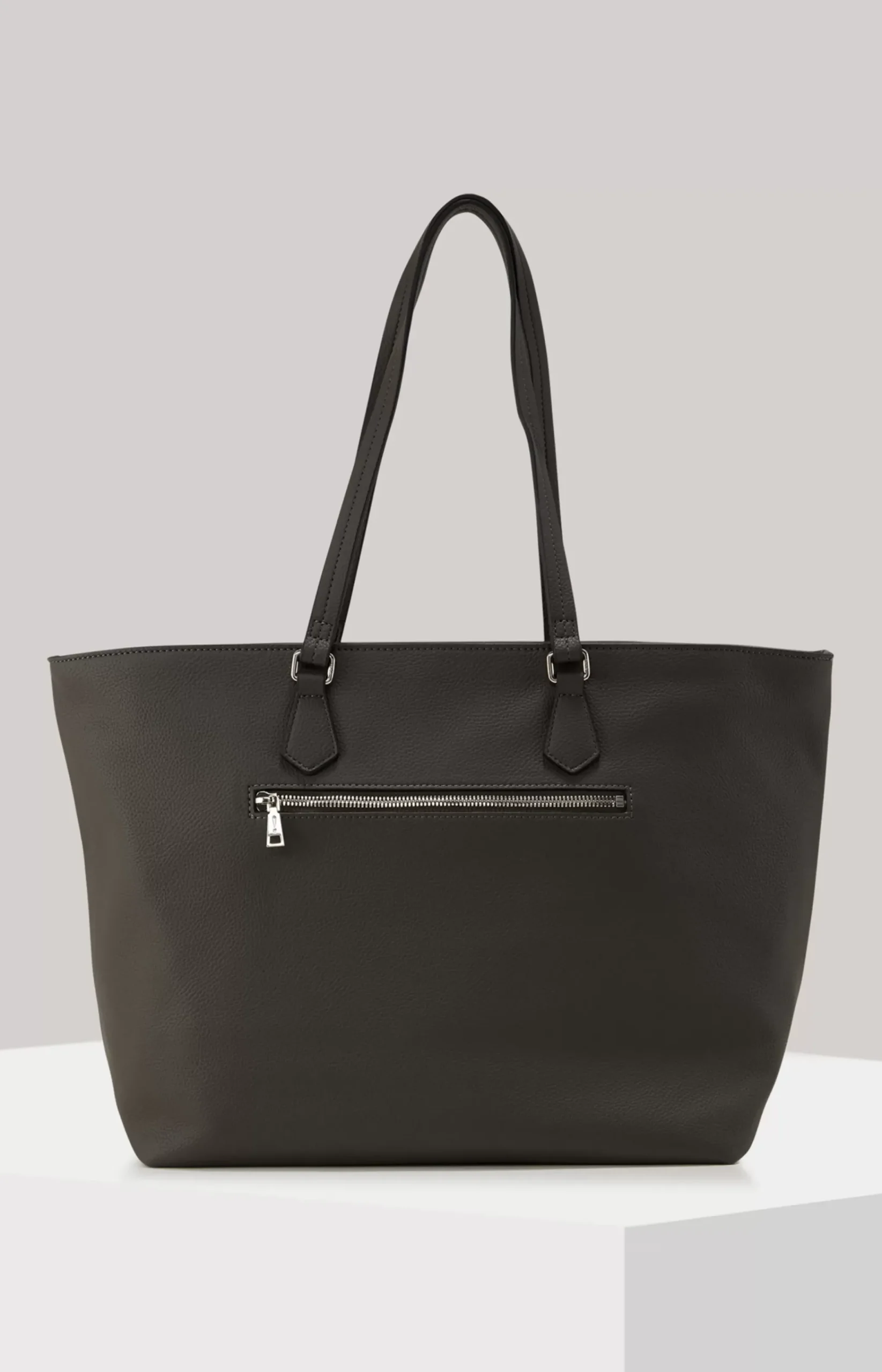 Lettera Lara Shopper in Dark Grey
