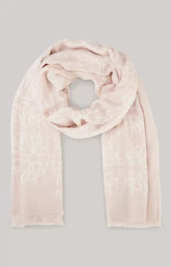Logo Scarf in Rosé