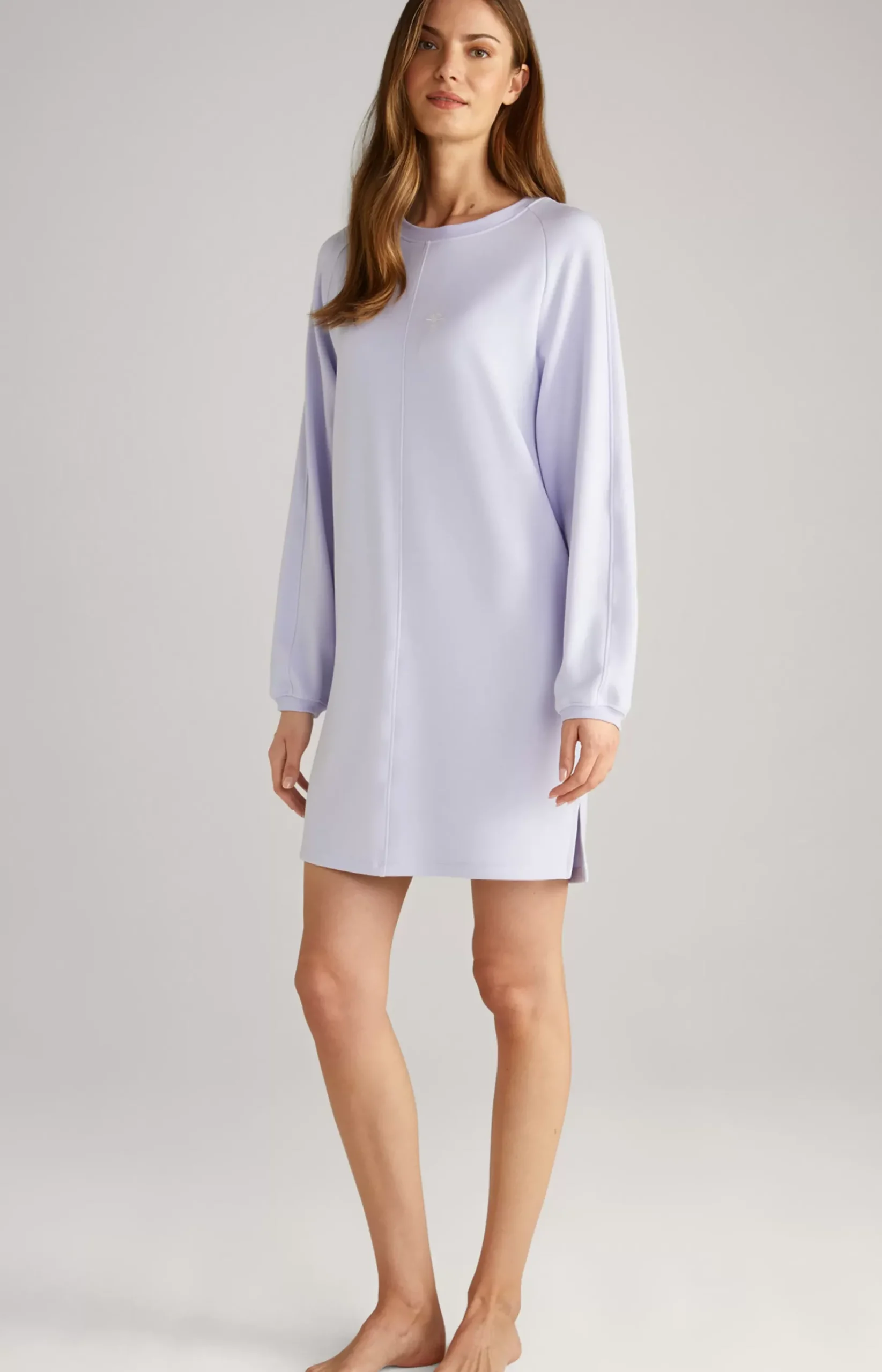Long Loungewear Shirt in Lavender