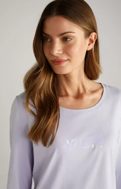 Long Loungewear Shirt in Lavender