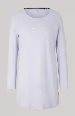 Long Loungewear Shirt in Lavender