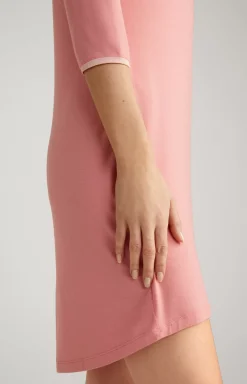 Long Loungewear Shirt in Flamingo