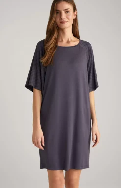 Long Loungewear Shirt in Anthracite