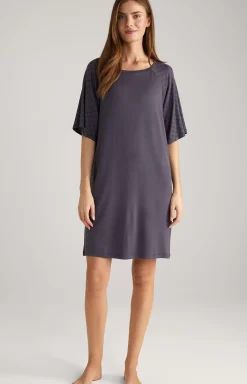 Long Loungewear Shirt in Anthracite
