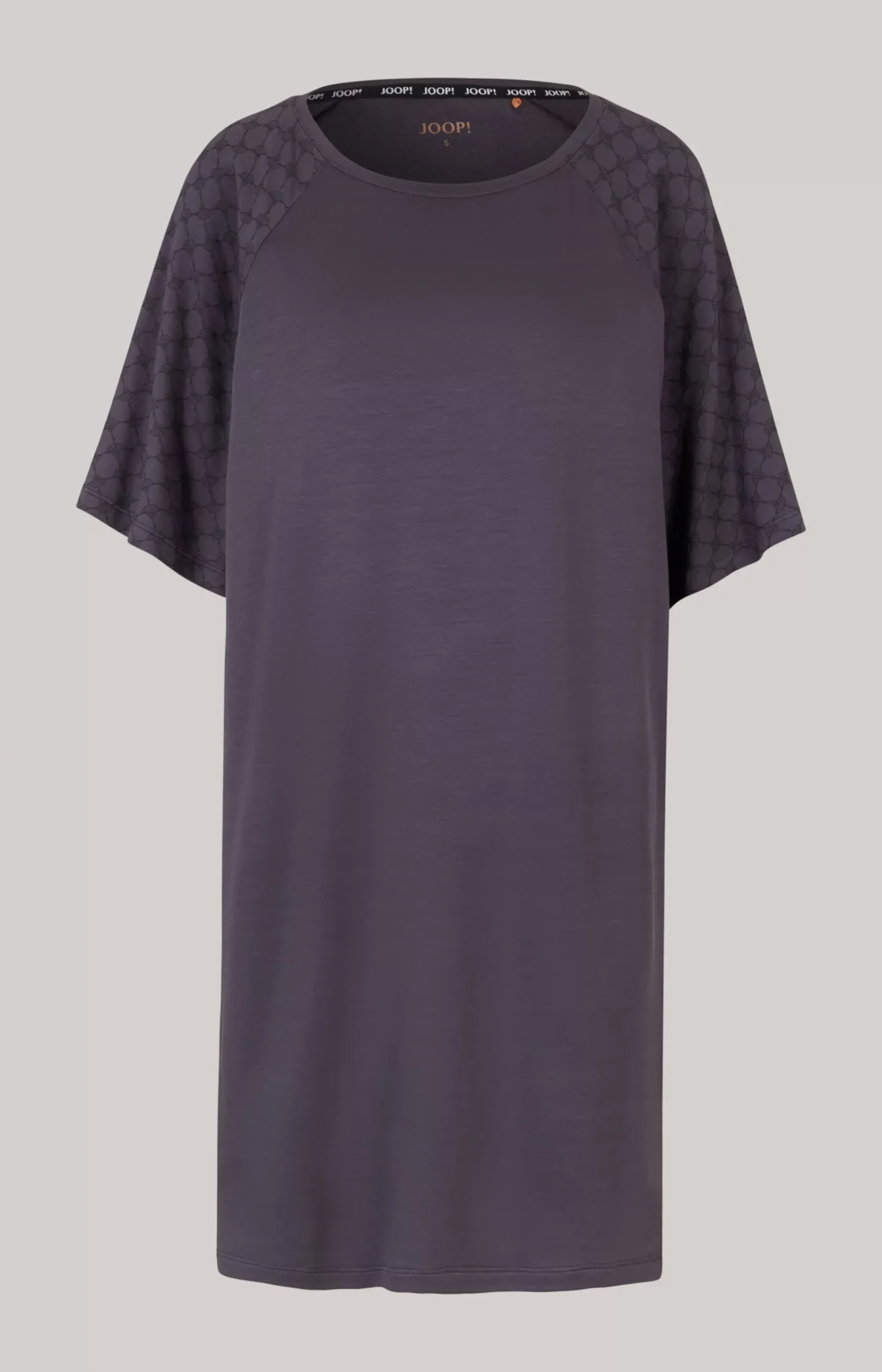 Long Loungewear Shirt in Anthracite