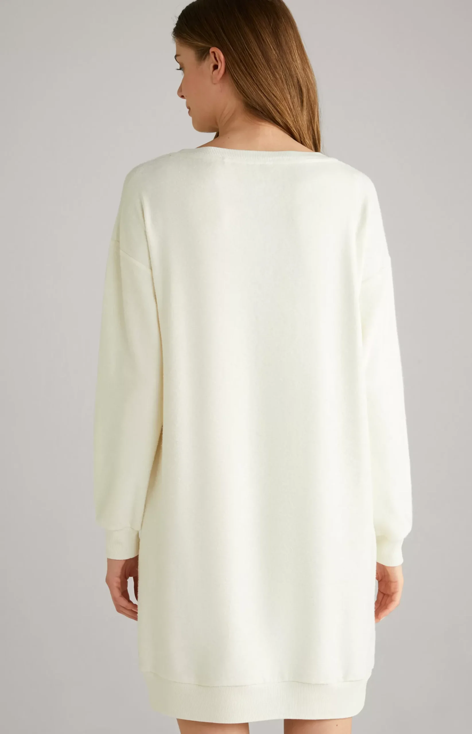 Long Loungewear Sweater in Milkshake