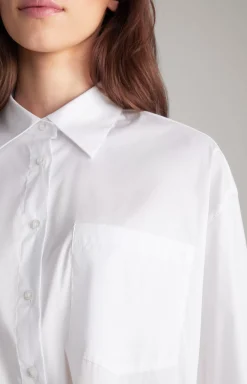 Longline Blouse in White