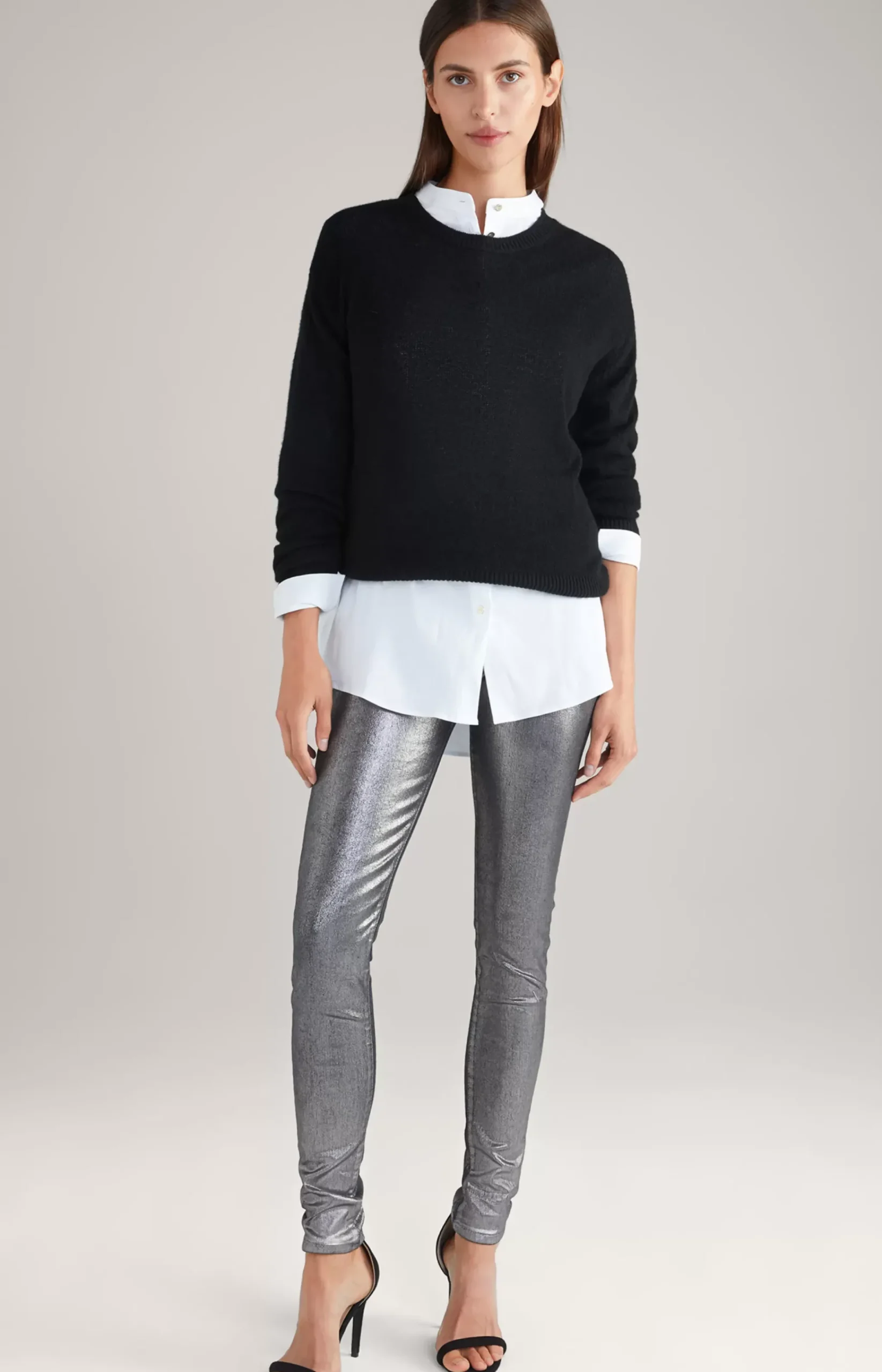 Longline Blouse in White